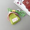 Creativo Nueva Moda Dopamina Monedero de Viaje Bolso Triangular Mochila Pequeña Bolsa para Audífonos Colgante Bolsa de Almacenamiento Creativa
