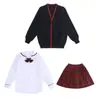 Uniforme escolar de Shenzhen uniforme de cuatro piezas camisa de invierno suéter uniforme de clase de escuela primaria uniforme de escuela primaria de Shenzhen una generación de pelo