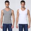 Camiseta Regata Masculina de Seda de Gelo sem Costura Secagem Rápida Sem Mangas Alça Larga Verão Fitness Esportes Roupa Íntima Justa Marca de Moda
