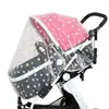 Mosquitera Universal de Cobertura Total para Cochecitos de Bebé, Mosquitera Plegable para Cochecito con Diseño de Oso Bordado, Mosquitera para Cochecitos Infantiles