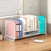 Estante de Almacenamiento para Escritorio Estante de Almacenamiento para Archivos Suministros de Oficina Caja de Archivos Multicapa de Gran Capacidad Organización de Archivos de Datos A4