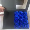Caja de Flores de Rosa para el Día de San Valentín Chino con Ventana Superior abatible, Caja de Regalo para Joyería, Flor de Jabón, Lápiz Labial, Collar al por Mayor