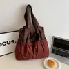 Bolso de Hombro Plegable, Bolso de Compras Casual con Cremallera de Gran Capacidad, Bolso de Mano Tote Versátil Nuevo para Viajes Transfronterizos
