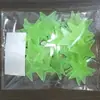 Adesivos 3D em formato de estrela que brilham no escuro para decoração de parede e teto de quarto e quarto infantil, adesivos de parede fluorescentes autoadesivos
