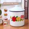 Colher de Água Vermelha Tendência de Ano Novo Balde de Morango Decoração de Bolo Colher de Água Excêntrica de Natal Copo para Bolo Cupcake Tigela de Esmalte