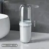 Taza de Cepillo de Dientes de Viaje Estilo Japonés, Caja de Almacenamiento para Cepillo de Dientes, Conveniente Juego de Cepillo de Dientes y Taza para Cepillarse los Dientes, Imprescindible para Personas Perezosas
