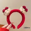 Diadema de Felpa Linda Coreana para Mujer, Uso Diario, Diadema Alta, Pinza para el Cabello, Goma para el Cabello, Accesorio para el Cabello al por Mayor