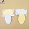 Piel, Ovalada Blanca madera comprimida seca pulpa de algodón limpieza cara esponja limpiadora facial esponja de expansión