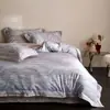 Contador sin conexión 60 algodón grueso lijado cuatro piezas algodón retro flores rotas francesas sábanas de cama otoño e invierno funda de edredón