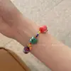 Pulsera de Monstruo Lindo de Fresa Xinye para Mujer Diseño Simple de Dibujos Animados Versátil Regalo de Cumpleaños para Novia Cuerda de Pareja