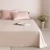 Sábana de Lujo Ligero de Tencel Lavado 60S Fresca y Amigable con la Piel, Pieza Única, Nuevo 2026 Color Sólido Sencillo, Sábana Fresca y Transpirable