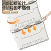 Caja de Almacenamiento de Gran Capacidad Caja de Almacenamiento Extra Grande para el Hogar para Ropa Juguetes Libros Artículos Varios con Tapa Uso en Coche Caja Organizadora de Plástico