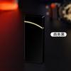 BD8055 windproof red flame inflável isqueiro fino pequeno portátil galvanoplastia corpo de metal TikTok venda quente atacado