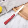 Vaya, juego de cuchillo y tenedor para bistec de acero inoxidable 304 con mango de caoba, cuchara de postre, juego de cubiertos para restaurante occidental, juego de regalo de cuatro piezas