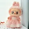 Apenas Roupas de Boneca 38cm Labubu Boneca de Vinil Pelúcia Roupa de Reposição Labubu Roupa de Boneca Vestido Mokoko