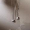 Collar de Gota de Agua de Metal para Mujer Nueva Cadena para Suéter Lujo Accesible Nicho Gama Alta Cadena de Hueso de Serpiente Apilada Cadena de Clavícula Accesorios