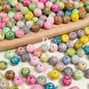 Contas de Vidro para Pintura a Óleo Estilo Chinês Vintage de Furo Completo Contas Soltas Contas em Fio Pulseiras DIY Feitas à Mão Botões de Roupa Contas de Acessório