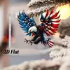 Colgante de Águila del Día de la Independencia Acrílico 2D Transfronterizo Nuevo Producto Colgante para Coche Decoración de Navidad Acción de Gracias