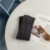 Leggings de micro-presión de alta elasticidad para mujer, negro, gris, grosor medio, veta vertical, otoño e invierno, terciopelo fino, color liso, simples, ajustados, pantimedias