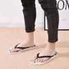 Chanclas con Patrón de Impresión de Logo Personalizado para Hombres, Ropa de Playa de Gama Alta, Marca de Tendencia al por Mayor Transfronteriza para Mujeres