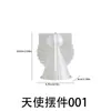 Zongbo Silicona Producto Nuevo DIY Pegamento de Cristal Alas de Ángel Estéreo Pegamento para Velas de Aromaterapia Moldes de Yeso para Adornos