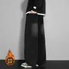 Personalizado/2026 Primavera Novo High Street Tinta Salpicada Pontos Jeans Masculino de Perna Reta Versátil Tamanho Grande Preto