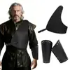 Protetor de Peito Medieval Punk Transfronteiriço Armadura Meio Peito Retrô Protetor de Pulso Acessórios de Roupa para Cosplay e Role-Playing