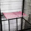 Jaula Hamaca para Gatos con Nido para Gatos, Columpio para Gatos, Cama Colgante, Hamaca de Rodillo, Jaula Colgante, Accesorios para Jaulas de Gatos, Nido de Jaula para Gatos Extraíble y Lavable