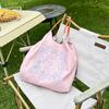 2026 Nuevo Bolso de Hombro Bordado Estilo Cadena de Bolas de Cuero, Gran Capacidad, Versátil, de Alta Calidad para Mujer