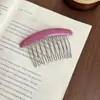 Herramienta de Peinado para Ordenar el Flequillo y el Cabello Suelto, Peine Inverso, Estilo Japonés y Coreano, Suave y Minimalista, Sensación de Alta Gama, Accesorio de Peine para el Cabello, Pinza Antideslizante para el Cabello de la Frente