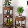 Suporte de Flores para Sala de Estar, Suporte Decorativo de Vasos de Flores de Chão, Suporte de Flores de Canto Interno, Suporte de Bonsai para Varanda, Não é Madeira Maciça