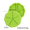Molde de Silicona para Galletas de Chocolate tipo Waffle de 12 Piezas Cuadrado con Rejilla de Waffle Molde para Pastel Helado Dulces