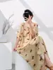 Novo Pijama de Algodão e Seda Fino para Primavera 2026 para Mulheres, Longo Acima do Joelho, Loungewear Casual Solto de Alta Qualidade para Gestantes