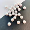 Amanhã youliang hanzhu alta qualidade branco imitação pérola DIY acessórios 8mm furo reto conta redonda pulseira colar acessórios contas soltas