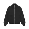 Marca de Moda Americana Nandchn Moletom Gola Alta Cleanfit Jaqueta Simples Solta Masculina Roupa Esportiva J10079