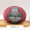Hilo de lana merino 100% lana pura hilo de peso medio hilo para suéter tejido a mano hilo para gorro tejido a mano aguja de tejer hilo para abrigo