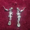 Corona elegante de novia Hechizo Súper Hada de Mori Juego de tres piezas Collar nuevo Accesorios de boda Pendientes de cumpleaños Boda Mujeres