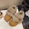Zapatos Blancos Aumentadores de Altura Interna Estilo Coreano para Mujer Otoño/Invierno 2026 Más Terciopelo Cálidos Transpirables Casuales Estudiante Zapatos Individuales Botas de Nieve Zapatos de Algodón