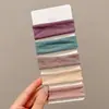 Diadema Elástica Alta Sin Costuras Borde Ancho Para el Cabello No Daña el Cabello para Niños Coleta Baja Accesorio para el Cabello Verano Banda de Goma Sin Costuras