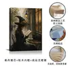 Pintura decorativa de três bruxas mais vendida da Amazon para Halloween, pintura sem moldura de floresta de outono vintage para decoração de parede da sala de estar