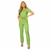 Ropa de Trabajo de Verano para Mujer de Manga Corta y Pantalón Recto Transfronteriza Ropa para Hospitales Clínicas Dentales Ropa de Enfermera Ropa para Lavar a Mano
