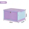 Caja de almacenamiento plegable Dopamine para uso doméstico, organizador de ropa de gran capacidad tipo cajón, gabinete sin instalación