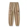 Pantalones Cargo Marca de Moda 2023 Nuevos para Hombre Primavera y Otoño Estilo Americano Jogger Casual para Hombres Jóvenes Estudiantes de Secundaria Sueltos