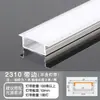 Luz Linear LED Embutida Liga de Alumínio Preta Calha de Luz Teto da Sala de Estar Luz de Linha Montada na Superfície Tira de Luz Linear Oculta