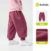 Pantalones Infantiles Dudu Pantalones Deportivos para Niños Pantalones Largos para Niñas Casuales Otoño Pantalones de Punto para Bebé Estilo Otoño Ropa Infantil