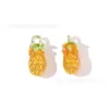 Granada Fresa Sandía Cereza Joyería de Frutas Estéreo Accesorios Colgante de Aleación DIY Colgante de Cadena para Teléfono Móvil Hecho a Mano