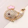Miçangas para Joias Novo Peixe Dourado Totalmente Cravejado Acessórios de Joia para Sapato com Furo Acessórios DIY Capa de Celular Material Diamante para Mulheres
