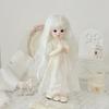 Fábrica de Pelucas para Muñecas Bjd/Sd Foto Real Venta al por Mayor Peluca para Muñeca con Flequillo Suave de Seda de 6 Puntos y Rizos de Lana