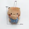 Colgante de Muñeca de Felpa con Perímetro de Tela, Lindo Dibujo Animado Popular en Internet, Oso de Pareja, Colgante para Bolso/Llave