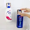 Estante de almacenamiento para gel de ducha, soporte sin taladro para champú, estante de almacenamiento de pared para desinfectante de manos en el baño